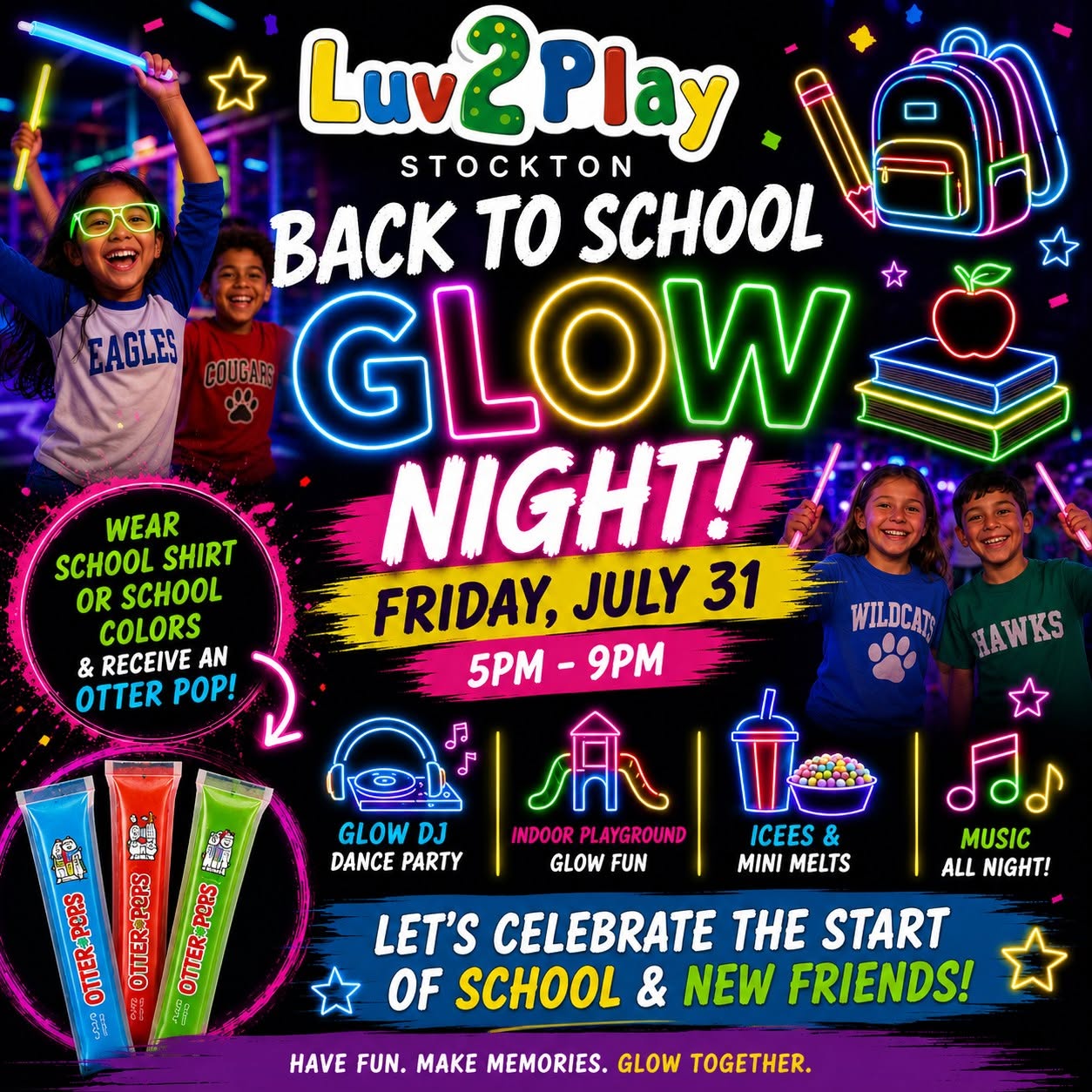 Back 2 School Glow Night 🌟📚